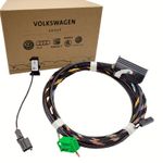 Original Volkswagen Bluetooth module wiring harness+microphone For VW Golf Passa