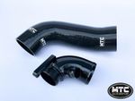 MTC MOTORSPORT GOLF R MK7 7.5 GTI INTAKE INLET TURBO ELBOW PIPE & HOSE BLACK