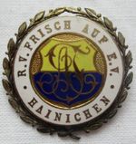 enamelled badge R.V. Fresh On E.V. Hanichen Circa 1900 (124667)