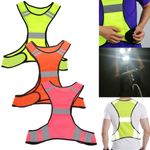 High Visibility Hi Vis Running Vest Reflective Cycling Bib Convenient To Wear