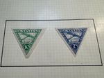 Latvia, Lettland, Sc C1a-C2a imperf.; Mi 75B-76B MH/* Air Post/Flugpost