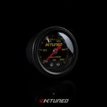 K-Tuned Liquid filled Fuel Pressure Gauge 1/8" NPT Black Back Fed 0-100 PSI