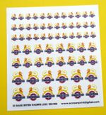 BRITISH RAILWAYS LOGO High Detail stickers decals Model Railway OO Gauge 1950-56