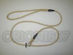 HANDMADE SLIP LEAD GUN DOG / TRAINING 6mm VERY SLIM HEMP LENGTHS 1.2m - 10m