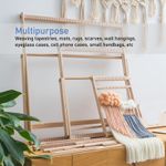 Tapestry Loom Simple Operation Craft Wooden Weaving Loom Kit For Kids