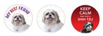 2 x SHIH TZU Dog vinyl car, van decal sticker Pet Lover Ideal Present