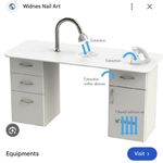 Professional GVS Nail Station with powerful built-in dust and fume extraction