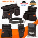 WrightFits Work Tool Belt Pouch Drill or Hammer Holsters Leather Tool Pouch Belt