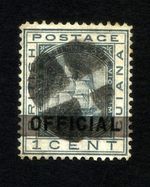 BRITISH GUIANA Sc O 6 Used - VF 