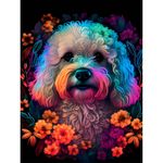 Luxurious 5D Dog Diamond Painting Kit for Adults - Full Drill Art (30x40cm)