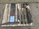 Pallet of mole plough wearing parts