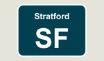 1x Stratford Train Depot Sticker/Decal 100 x 77mm 