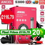 S3000 EVAP Smoke Machine Leak Detector Fuel Pipe Vacuum Gas Leak Smoke Tester UK