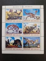 Angola 2000, Dinosaurs, Prehistoric Animals, MNH M/S Sheet #M2277