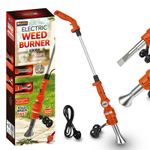 Weed Burner Electric Detachable Non Slip Handle 2 Nozzles Folding Wheels 2000W