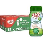 12 x 200ml Cow & Gate 1 First Infant Milk Suitable From Birth