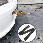 Black Polyester Winch Rope Protective Sleeve for Atv Winch Cable Cover