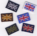 Union Jack UK Flag Badge Patch Hook Backing 4cm x 2.7cm