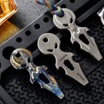 Titanium Alloy EDC Alien Shape Outdoor Multi-Tool Mini Pry Bar Lightweight