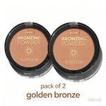 2 x Avon Bronzing Powder Bronze & Glow, Bronzer In GOLDEN BRONZE - Pack Of 2 NEW