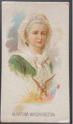 1889 N22 KINNEY BROS LEADERS MARTHA WASHINGTON