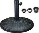 8kg Heavy Duty Parasol Base Garden Umbrella Stand Fits 35/38/48mm Poles