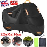 Waterproof Heavy Duty Motorcycle Motorbike Cover Outdoor Rain Dust UV Protector