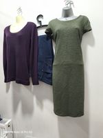 Maternity Bundle Size 10 12 -  Noppies Green Dress, Gap Purple Jumper Next Jeans