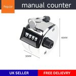 1x Mechanical Hand Tally Counter 4 Digit Manual Clicker Number Counter Tool UK