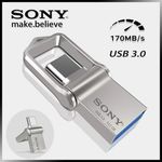 2TB High Speed PenDrive USB Flash Drive Metal Pendrive Type-C Swapable Port