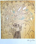 Jean Cocteau Lithograph 1965 Original Numbered Signed Certified Unique!