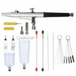 Dual Action Air Brush Spray Gun Kit Airbrush Compressor for Nail Tatoo Painting