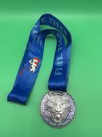 Run Winner Running Marathon Award Medal Fire Tiger 10k Miles US Road Running