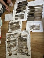 Set Of Cutleries Sambonet 160 Pcs Silver Plated more than 9kg