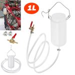 UNIVERSAL MOTORCYCLE 1 LITRE AUXILIARY FUEL TANK & CARB BALANCING TOOL BOTTLE