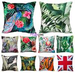 NEW Outdoor WATERPROOF Garden Furniture Cushion Covers 18x18" / 45 x 45cm