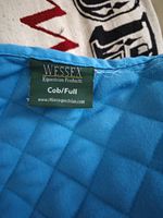 Wessex Equestrian Products Blue Quilted Saddlecloth / Numnah Cob/Full