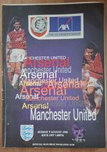 Arsenal v Manchester United 1998 Charity Shield Wembley Official Programme