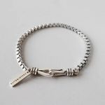 Solid 925 Sterling Silver Unisex Geometric Charm Elegant Bangle Cuff Bracelet UK