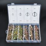 50 Lynch Pin Set Linchpin Locking Pin Clip Assortment For Trailers Tractor Lorry