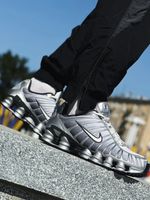 Nike Shox TL Metallic Silver Wolf Grey Men's Trainers Shoes UK 8, 9, 10, 12
