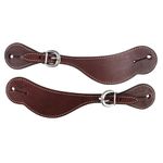 Texas-Tack Western Leather Spur Straps Brown