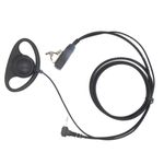 2.5mm 1 Pin D-Shape Earpiece Headset PTT MIC for Motorola TLKR Walkie-talkie