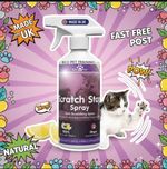 Eco Cat Anti Scratch Spray Stop Cats Scratching Wallpaper Carpet Sofas 500ml UK