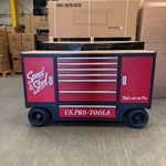 US PRO TOOLS PITT RACING TOOL BOX ROLLER CABINET CHEST MOBILE  WORK BENCH 72"