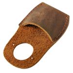 Genuine Leather Thumb Protective Cover Woodworking Finger Carving Protect Tool