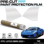 Rear Wheel Arch PPF Stone Chip Guard Paint Protection Film PPF For Lotus Emira
