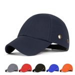 Safety Bump Cap Baseball Style Work Hat Adjustable Vented Protective Cap