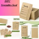 Seed Packets Envelopes Self Sealing Kraft Small Seed Saving Envelopes