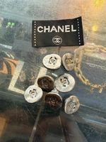 Chanel Pewter buttons vintage 2006 18mm Set of 7